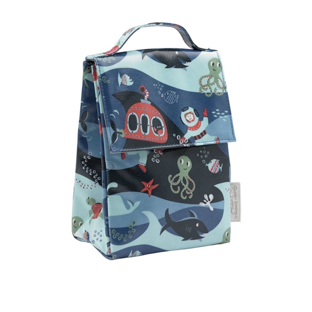 NWT Sugarbooger Classic Lunch Sack Ocean OS